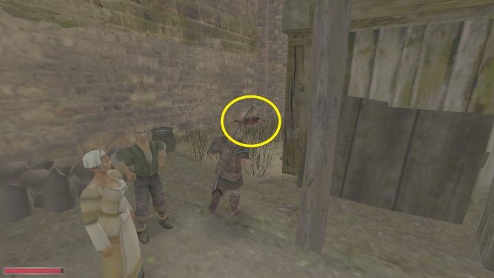 Po przeglądnięciu rzeczy ze zwłok napadną Was jednak 3 podejrzane typy (każdy z nich jest wart 100 exp) - Kroniki Myrtany: Lista wszystkich spotkań - Kroniki Myrtany - poradnik do gry