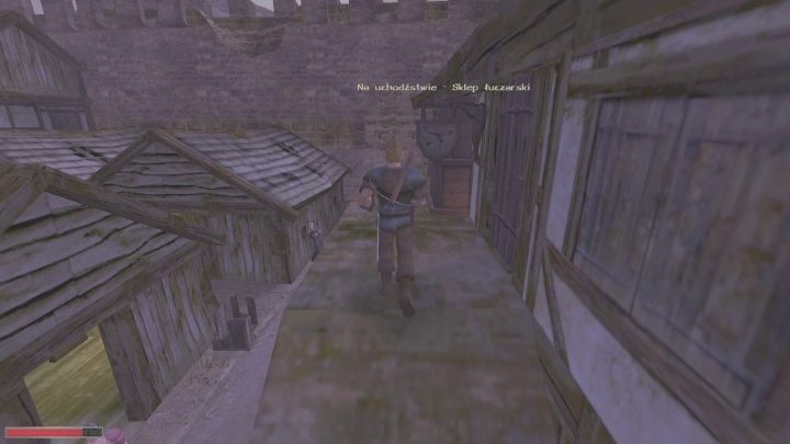 W dzielnicy Slumsów znajduje się sklep łuczarski o nazwie Na uchodźstwie (jest zaraz obok portu) - Kroniki Myrtany: Lista wszystkich spotkań - Kroniki Myrtany - poradnik do gry