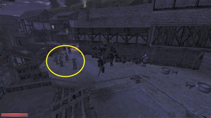 Na drodze za niedokończonym domem w porcie możecie spotkać pijanych marynarzy - Kroniki Myrtany: Lista wszystkich spotkań - Kroniki Myrtany - poradnik do gry