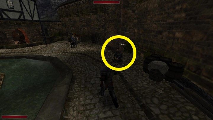 Jeżeli ocaliliście życie Timo pod koniec zadania Pod pokładem, to spotkacie mężczyznę w 5 rozdziale - Kroniki Myrtany: Lista wszystkich spotkań - Kroniki Myrtany - poradnik do gry