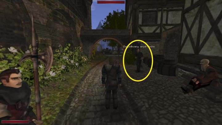 Jeżeli podaliście mężczyźnie dobry kierunek, to spotkacie go w Archolos - Kroniki Myrtany: Spotkania w drodze - Kroniki Myrtany - poradnik do gry