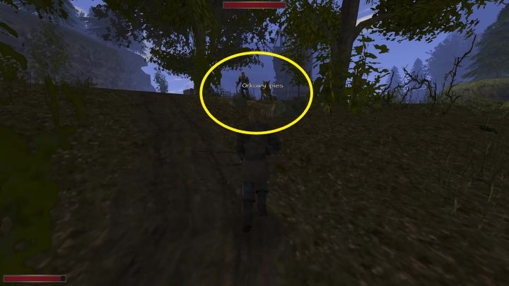 Przemierzając wyspę w 3 rozdziale koło spalonego młyna natkniecie się na najemnika atakowanego przez warga i orkowego psa - Kroniki Myrtany: Spotkania w drodze - Kroniki Myrtany - poradnik do gry