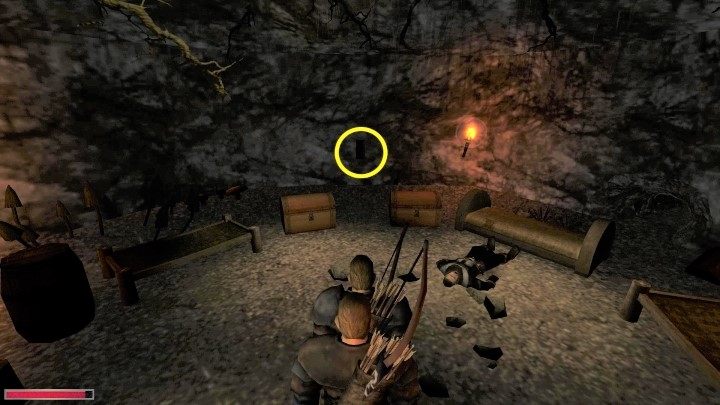 Waszym zadaniem jest pociągnąć za dźwignię pomiędzy skrzyniami - Kroniki Myrtany: Zamykamy interes - Kroniki Myrtany - poradnik do gry