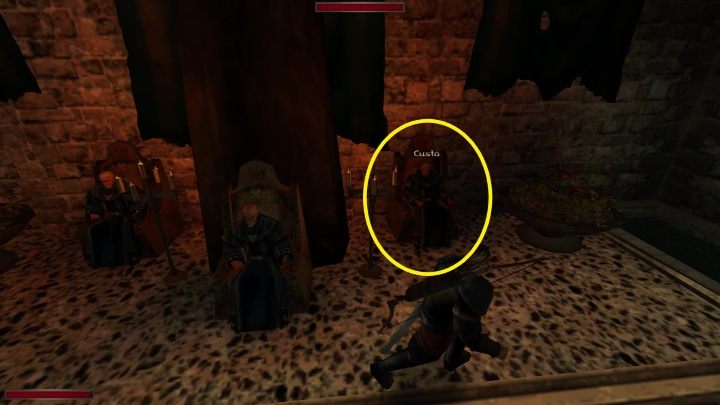 Musicie porozmawiać z Custo - Kroniki Myrtany: Spotkania w klasztorze - Kroniki Myrtany - poradnik do gry