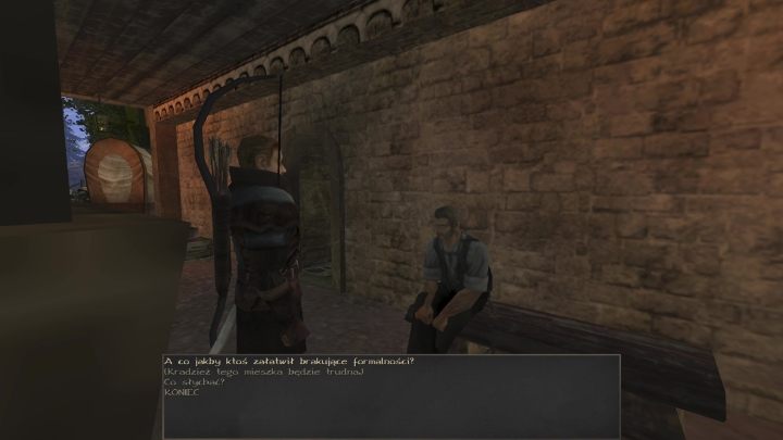 Jest to stary pracownik winnicy, który zwykle przesiaduje w okolicach placu przed budynkiem głównym - Kroniki Myrtany: Folwark chłopięcy - solucja, opis przejścia - Kroniki Myrtany - poradnik do gry