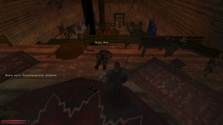 Po konwersacji możecie zdecydować co zrobić z mężczyzną - Kroniki Myrtany: Rozwiązywanie języków - solucja, opis przejścia - Kroniki Myrtany - poradnik do gry