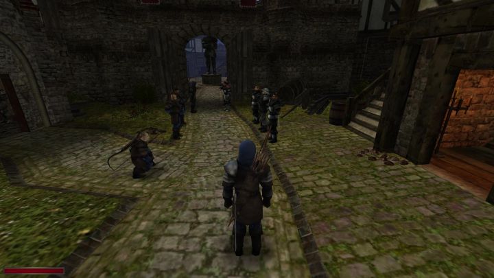 Po rozmowie z Waszym przełożonym udajcie się przed koszary - Kroniki Myrtany: Król bez korony - Kroniki Myrtany - poradnik do gry