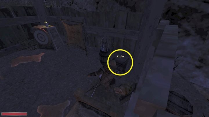 Zaczekajcie do nocy i otwórzcie kufer znajdujący się w rogu chaty - Kroniki Myrtany: Przyczółek potrzebny od zaraz - solucja, opis przejścia - Kroniki Myrtany - poradnik do gry