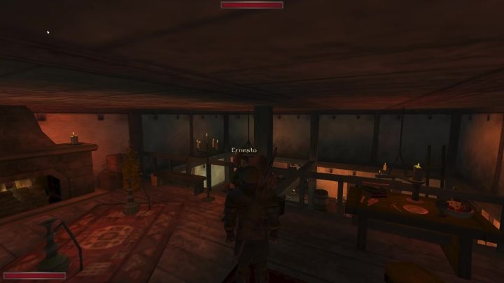 Ernesto jest na piętrze karczmy - Kroniki Myrtany: Transakcja ze zwiadem - solucja, opis przejścia - Kroniki Myrtany - poradnik do gry