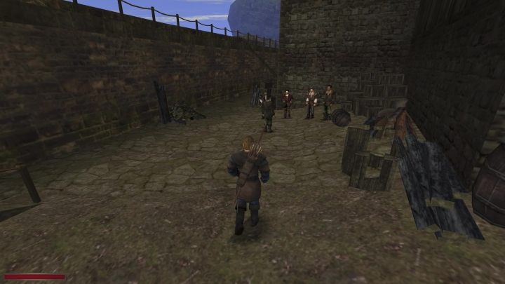 W pewnym momencie podejrzany typ zauważa, że za nim idziecie - musicie za nim pobiec - Kroniki Myrtany: Transakcja ze zwiadem - solucja, opis przejścia - Kroniki Myrtany - poradnik do gry