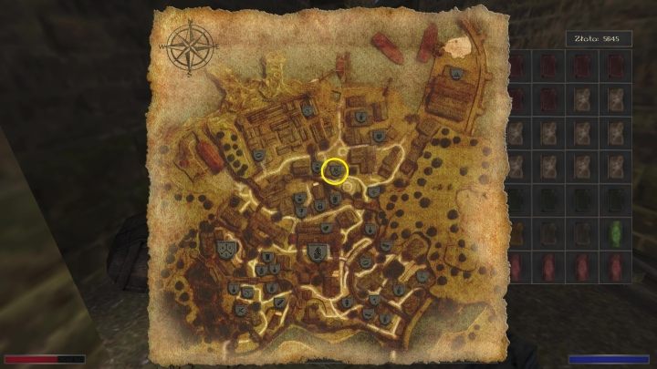 Dom, a właściwie sklep wielobranżowy Alice, znajduje się obok kaplicy Adanosa na granicy portu - Kroniki Myrtany: To nie twoje - solucja, opis przejścia - Kroniki Myrtany - poradnik do gry