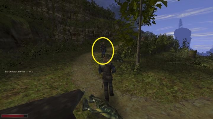 U stóp wzgórza spotkacie mężczyznę o imieniu Gerke - Kroniki Myrtany: Nowe wytyczne - solucja, opis przejścia - Kroniki Myrtany - poradnik do gry