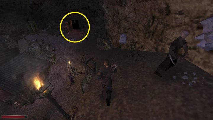 Mężczyzna również znajduje się nieopodal - Kroniki Myrtany: Grosz do grosza - solucja, opis przejścia - Kroniki Myrtany - poradnik do gry