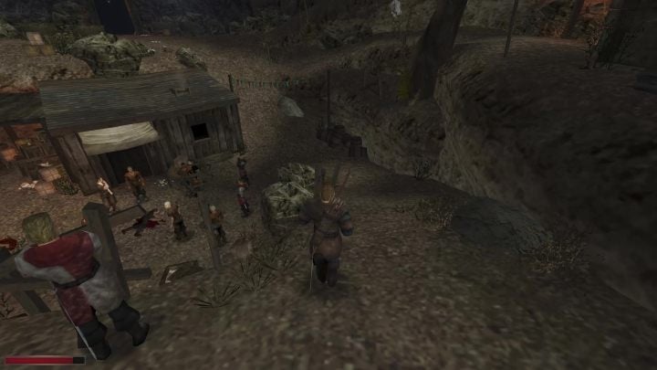 Po rozmowie z kapitanem wyjdźcie przed jego kwaterę - Kroniki Myrtany: Grosz do grosza - solucja, opis przejścia - Kroniki Myrtany - poradnik do gry