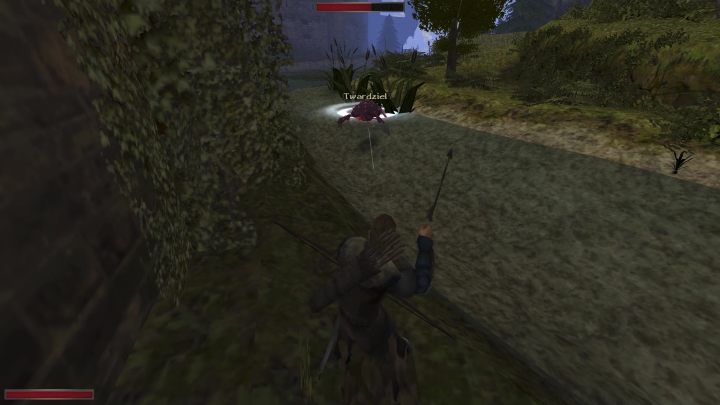 Twardziel znajduje się zaraz za murami miejskimi, po drugiej stronie rzeki - Kroniki Myrtany: Twardziel - list gończy, gdzie jest, jak pokonać? - Kroniki Myrtany - poradnik do gry