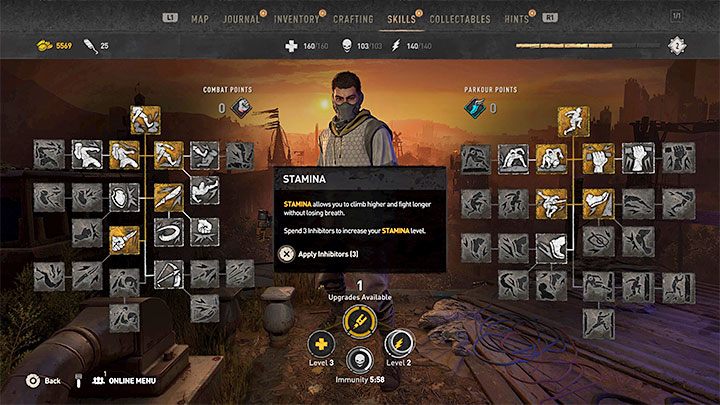 Wytrzymałość możecie zwiększać na stałe dzięki wykorzystywaniu inhibitorów - Dying Light 2: Wytrzymałość - jak odnawiać? - Dying Light 2 - poradnik do gry