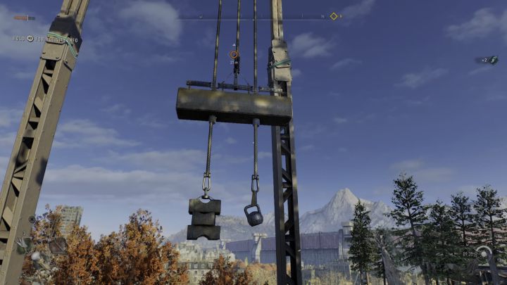 Następnie poczekajcie aż obniży się metalowy element i wskoczcie na niego - Dying Light 2: Wiatraki (Houndfield) - lista wszystkich - Dying Light 2 - poradnik do gry