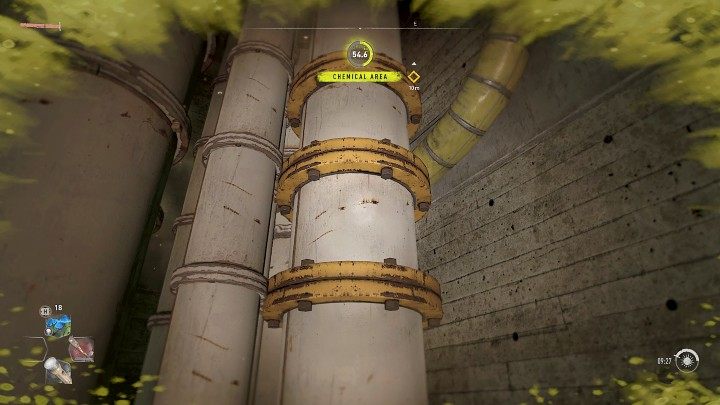 Idźcie cały czas przed siebie, jak droga prowadzi, aż dotrzecie do pomieszczenia z pionowymi rurami - Dying Light 2: W Mrok - solucja, opis przejścia - Dying Light 2 - poradnik do gry