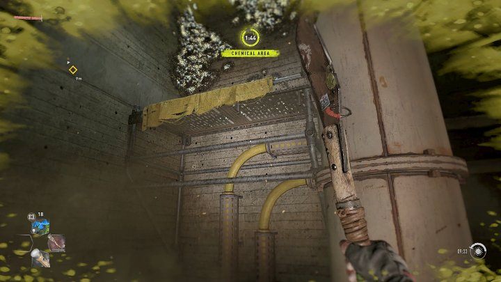 Wskoczcie teraz na metalową konstrukcję po prawej stronie, a stamtąd przeskoczcie do pomieszczenia z rozdzielnią - Dying Light 2: W Mrok - solucja, opis przejścia - Dying Light 2 - poradnik do gry