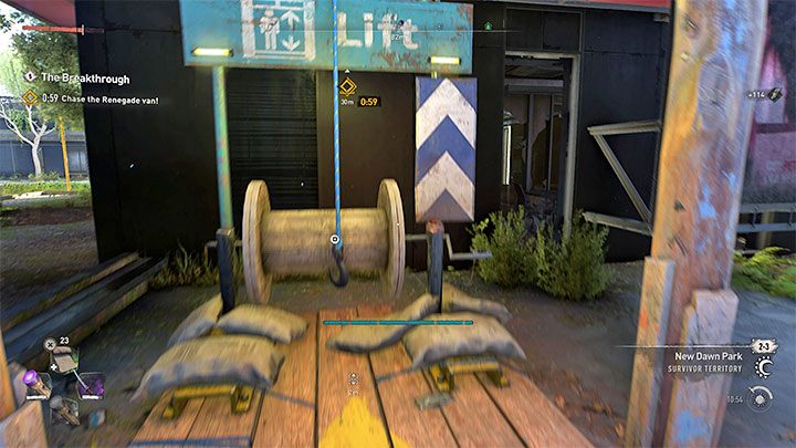 To kolejny cel misji z upływającym czasem, przy czym limit czasu będzie mógł odnawiać się w wybranych momentach pościgu - Dying Light 2: Przełom - solucja, opis przejścia - Dying Light 2 - poradnik do gry