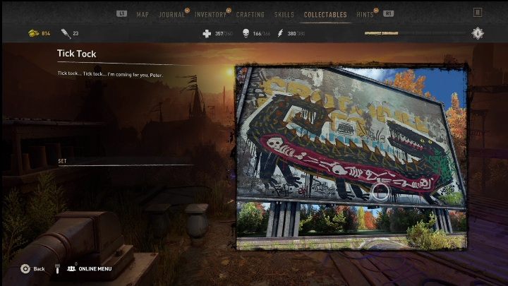 To graffiti ciężko zauważyć, ponieważ stworzone zostało na wcześniej przygotowanym billboardzie - Dying Light 2: Graffiti (Houndfield) - lista wszystkich - Dying Light 2 - poradnik do gry