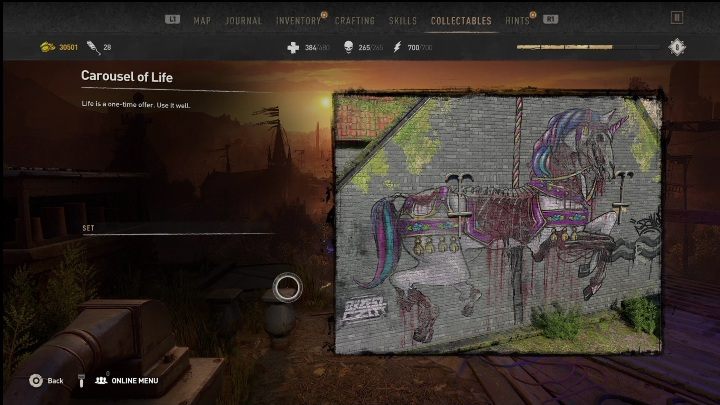 To graffiti zobaczycie na budynku zaraz obok kościoła - Dying Light 2: Graffiti (Saint Paul Island) - lista wszystkich - Dying Light 2 - poradnik do gry