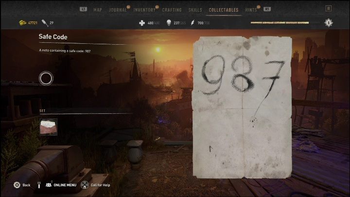 Ta koperta z kodem znajduje się w sejfie, a ten na biblioteczce z książkami - Dying Light 2: Kody do sejfów - lista wszystkich - Dying Light 2 - poradnik do gry