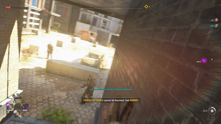 2) Odbijcie się od pierwszej ściany w stronę przeciwległej i rozpocznijcie na niej drugi bieg - Dying Light 2: Trofeum Łup, dup, bęc! - jak zdobyć? - Dying Light 2 - poradnik do gry