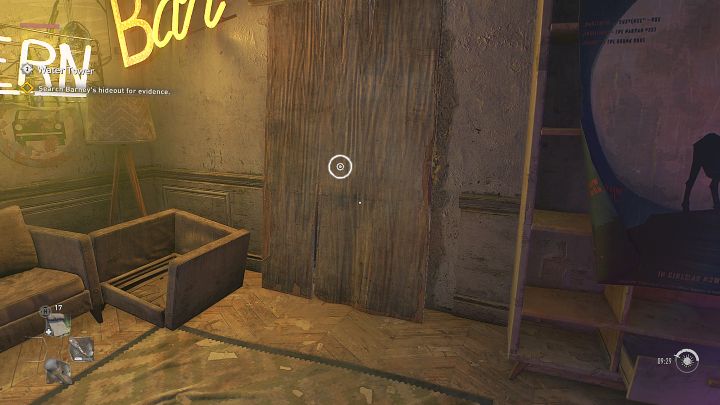 Po wejściu do motelu udajcie się prosto do głównego pomieszczenia - Dying Light 2: Której frakcji przekazać wieżę? Wieża ciśnień - Dying Light 2 - poradnik do gry