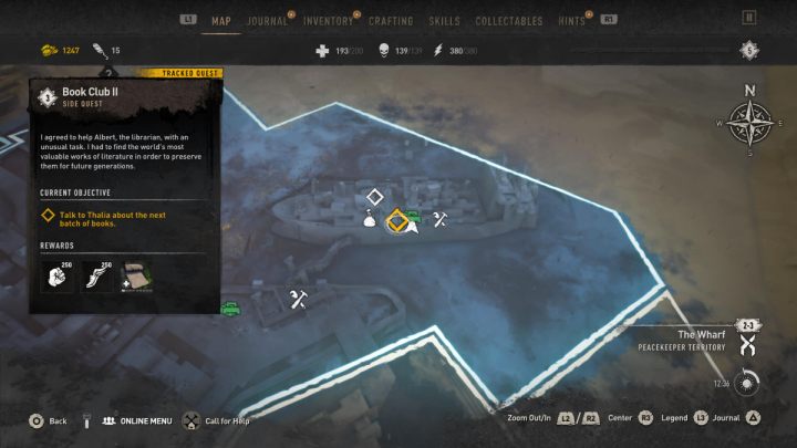 Zadanie zostanie odblokowane po ukończeniu misji pobocznej Klubu książki 1 - Dying Light 2: Klub książki 2 (Book Club 2) - solucja, opis przejścia - Dying Light 2 - poradnik do gry