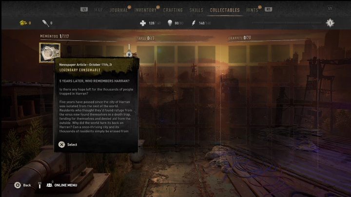 Tę znajdźkę zobaczycie w domu, który należy przeszukać w pierwszej misji głównej dostępnej w grze - Dying Light 2: Pamiątki (Prolog) - lista wszystkich - Dying Light 2 - poradnik do gry