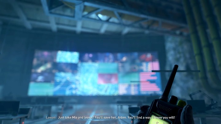 Pierwsze zakończenie gry Dying Light 2 rozpocznie się w momencie, gdy zgodzicie się na samobójczą misję Lawan - kobieta podłoży ładunki wybuchowe pod bomby i zdetonuje je, aby nie dopuścić do zniszczenia miasta - Dying Light 2: X13 - solucja, opis przejścia - Dying Light 2 - poradnik do gry