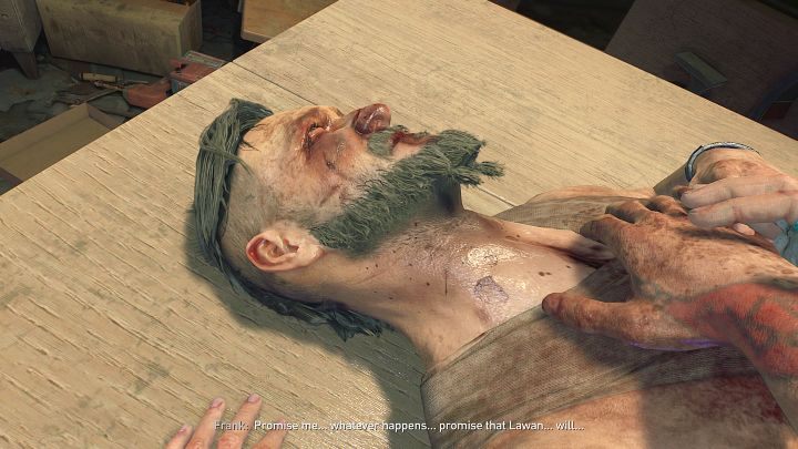 Nie udzielenie pomocy Frankowi w misji Przełom jest równoznaczne z tym, że mężczyzna umrze - Dying Light 2: Pomóc Frankowi czy ścigać pojazd? Przełom - Dying Light 2 - poradnik do gry