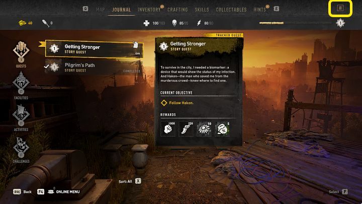 Na szczęście deweloperzy ze studia Techland pomyśleli o takiej ewentualności i w grze Dying Light 2 istnieje możliwość zatrzymania rozgrywki - Dying Light 2: Klasyczna pauza - czy jest w grze? - Dying Light 2 - poradnik do gry