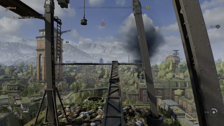 Wskoczcie na metalową belkę i skorzystajcie z drabiny po lewej stronie - Dying Light 2: Wiatraki (Horseshoe) - lista wszystkich - Dying Light 2 - poradnik do gry