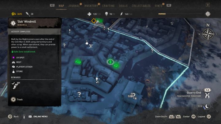 Nagrody za aktywowanie - Dying Light 2: Wiatraki (Quarry end) - lokalizacja - Dying Light 2 - poradnik do gry