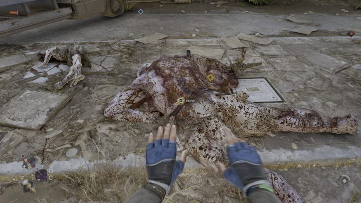 Po wygranej walce, zbadajcie ciało zbója, aby pozyskać jego krew - Dying Light 2: Najczerwieńsza czerwień - solucja, opis przejścia - Dying Light 2 - poradnik do gry