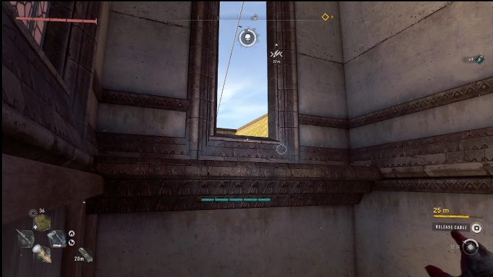 Z kablem musicie wdrapać się na górę - Dying Light 2: Deskolotka (Easter egg) -gdzie znaleźć? - Dying Light 2 - poradnik do gry
