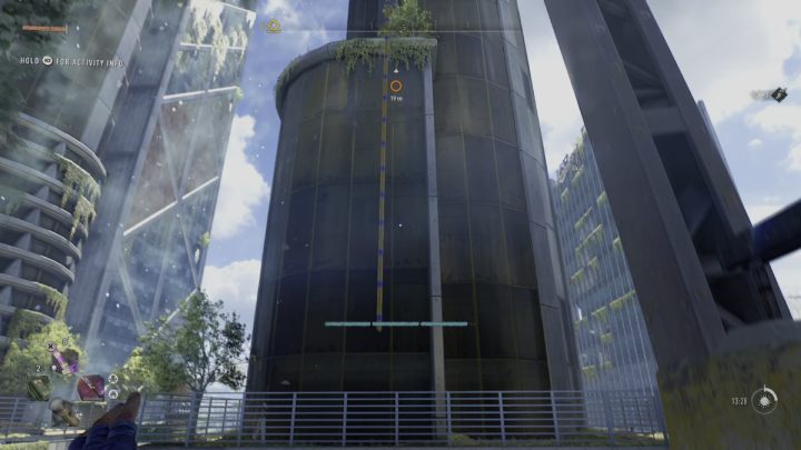 Wskoczcie na pierwszy metalowy element gdy zjedzie już na dół - Dying Light 2: Garrison (Wiatraki)- lista wszystkich - Dying Light 2 - poradnik do gry