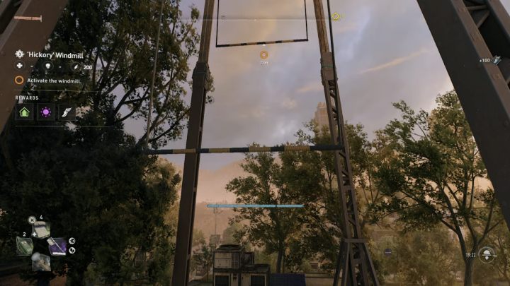 Wejdźcie na deski i wskoczcie na pierwszy metalowy drążek - Dying Light 2: Garrison (Wiatraki)- lista wszystkich - Dying Light 2 - poradnik do gry