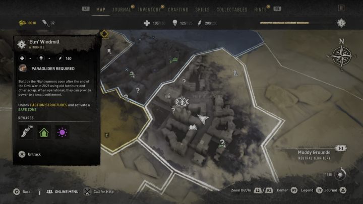 Nagrody za aktywowanie - Dying Light 2: Muddy Grounds (Wiatrak) - lokalizacja - Dying Light 2 - poradnik do gry