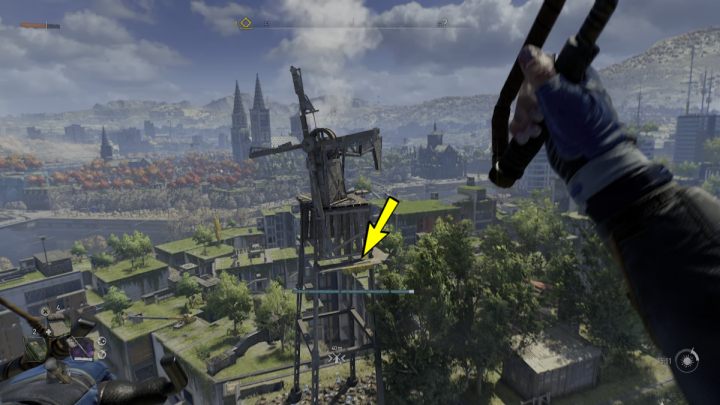 Skierujcie się w stronę wiatraka i wylądujcie na deskach - Dying Light 2: Muddy Grounds (Wiatrak) - lokalizacja - Dying Light 2 - poradnik do gry