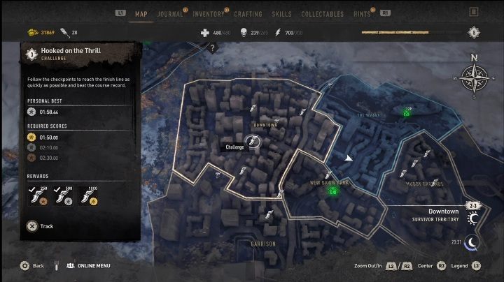 Dzielnica: Downtown - Dying Light 2: Wyzwania parkourowe - lista, lokacje - Dying Light 2 - poradnik do gry