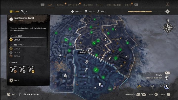 Dzielnica: Trinity - Dying Light 2: Wyzwania parkourowe - lista, lokacje - Dying Light 2 - poradnik do gry