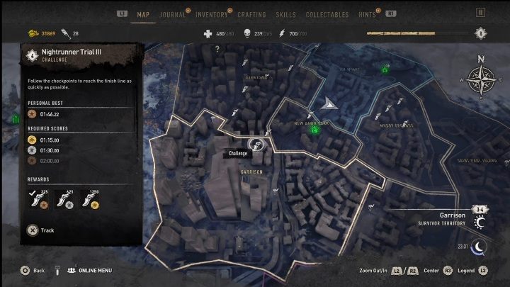 Dzielnica: Garrison - Dying Light 2: Wyzwania parkourowe - lista, lokacje - Dying Light 2 - poradnik do gry