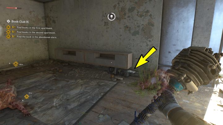 Udajcie się do pierwszego mieszkania w dzielnicy Lower Dam Ayre - Dying Light 2: Klub książki 9 (Book Club 9) - solucja, opis przejścia - Dying Light 2 - poradnik do gry