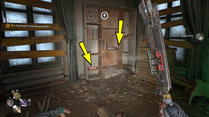 3 i 4 książka leżą na regale - Dying Light 2: Klub książki 10 (Book Club 10) - solucja, opis przejścia - Dying Light 2 - poradnik do gry