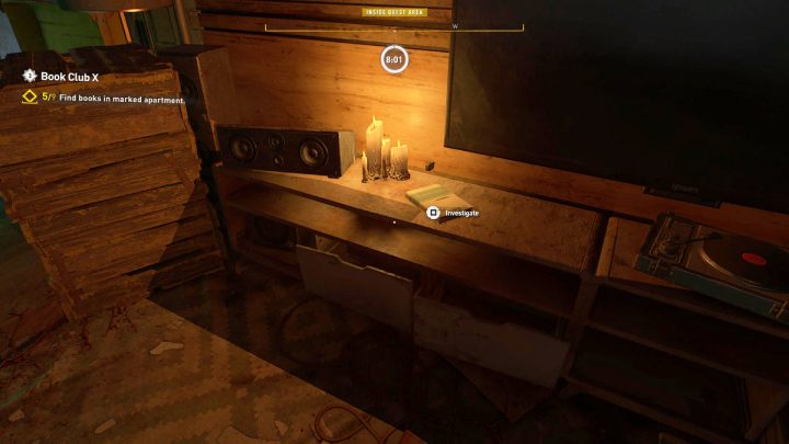 Gdy zbadacie ostatnią 9 książkę leżącą przy telewizorze do mieszkania wejdą 3 bandyci - Dying Light 2: Klub książki 10 (Book Club 10) - solucja, opis przejścia - Dying Light 2 - poradnik do gry