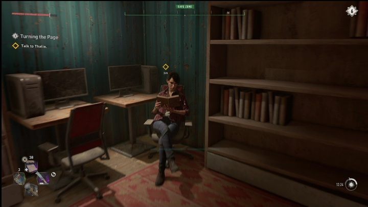 Thalia to kobieta, którą spotkać możecie w bibliotece, w Pływającej fortecy SP (PK Floating Fortress) - Dying Light 2: Romanse - czy są możliwe? - Dying Light 2 - poradnik do gry