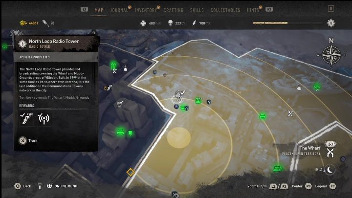 Region: The Wharf - Dying Light 2: Detektory GRE - anteny i wieże - Dying Light 2 - poradnik do gry